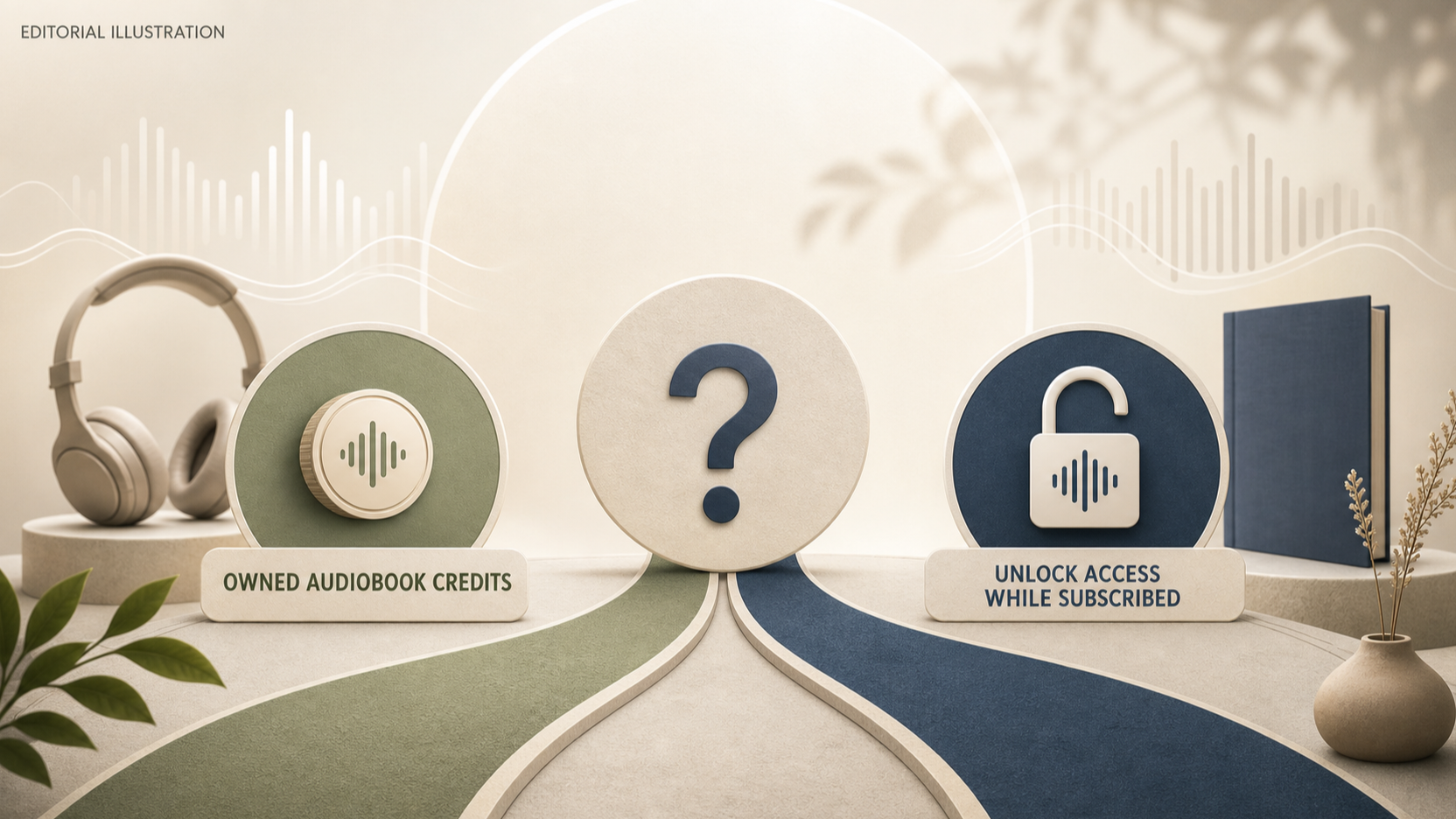 Editorial illustration for How to Choose an Audiobook Subscription in the UK for Your Listening Habits